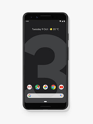 Google Pixel 3 Smartphone, Android, 5.5", 4G LTE, SIM Free, 64GB