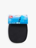 Prym Nappa Leather Sew On Oval Patches, Pack of 2, Black