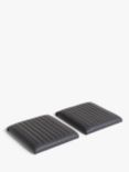 John Lewis & Partners Brooks Faux Leather Seat Pad, Set of 2