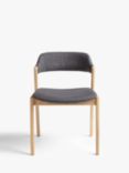John Lewis Santino Dining Chair, Grey/Oak