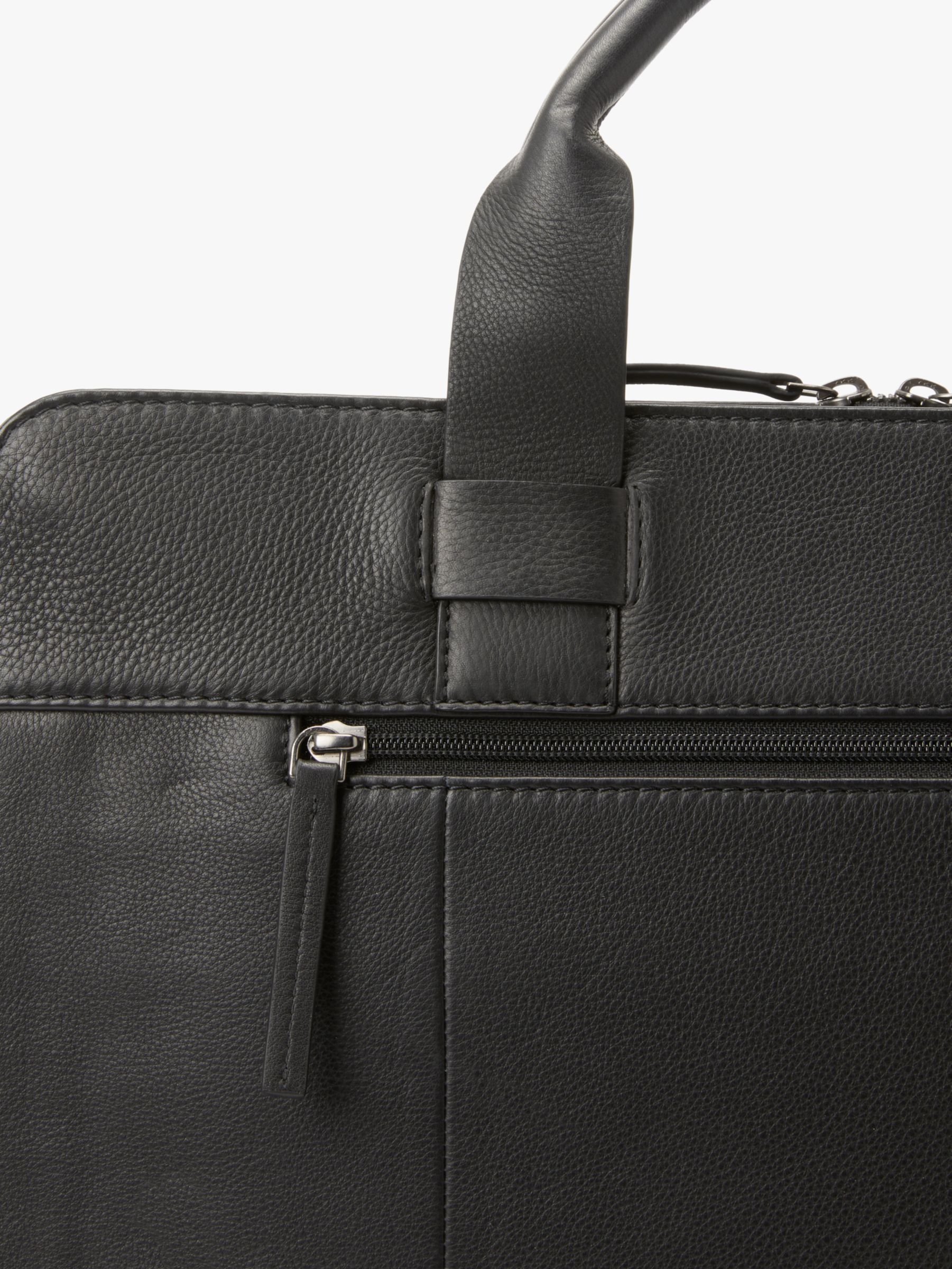 Buy John Lewis Oslo Leather Slim Briefcase Online at johnlewis.com