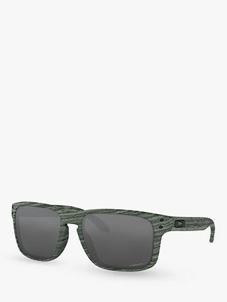 Oakley OO9102 Men's Holbrook Square Sunglasses, Multi/Mirror Black