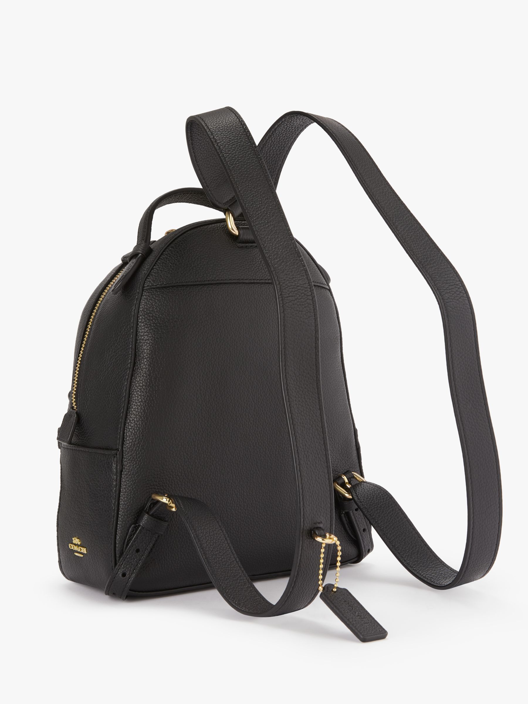 Coach Campus 23 Pebble Leather Backpack, Black