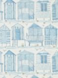 Sanderson Beach Huts Wallpaper