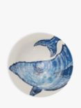 BlissHome Whale Salad Bowl, Blue/White, 30cm