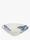 BlissHome Whale Salad Bowl, Blue/White, 30cm