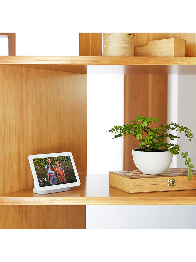 Google Nest Hub Hands-Free Smart Speaker with 7" Screen, Chalk