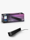 Philips Hue White and Colour Ambiance Play Wireless Lighting Adjustable Colour Changing Light Bar, Single, Black