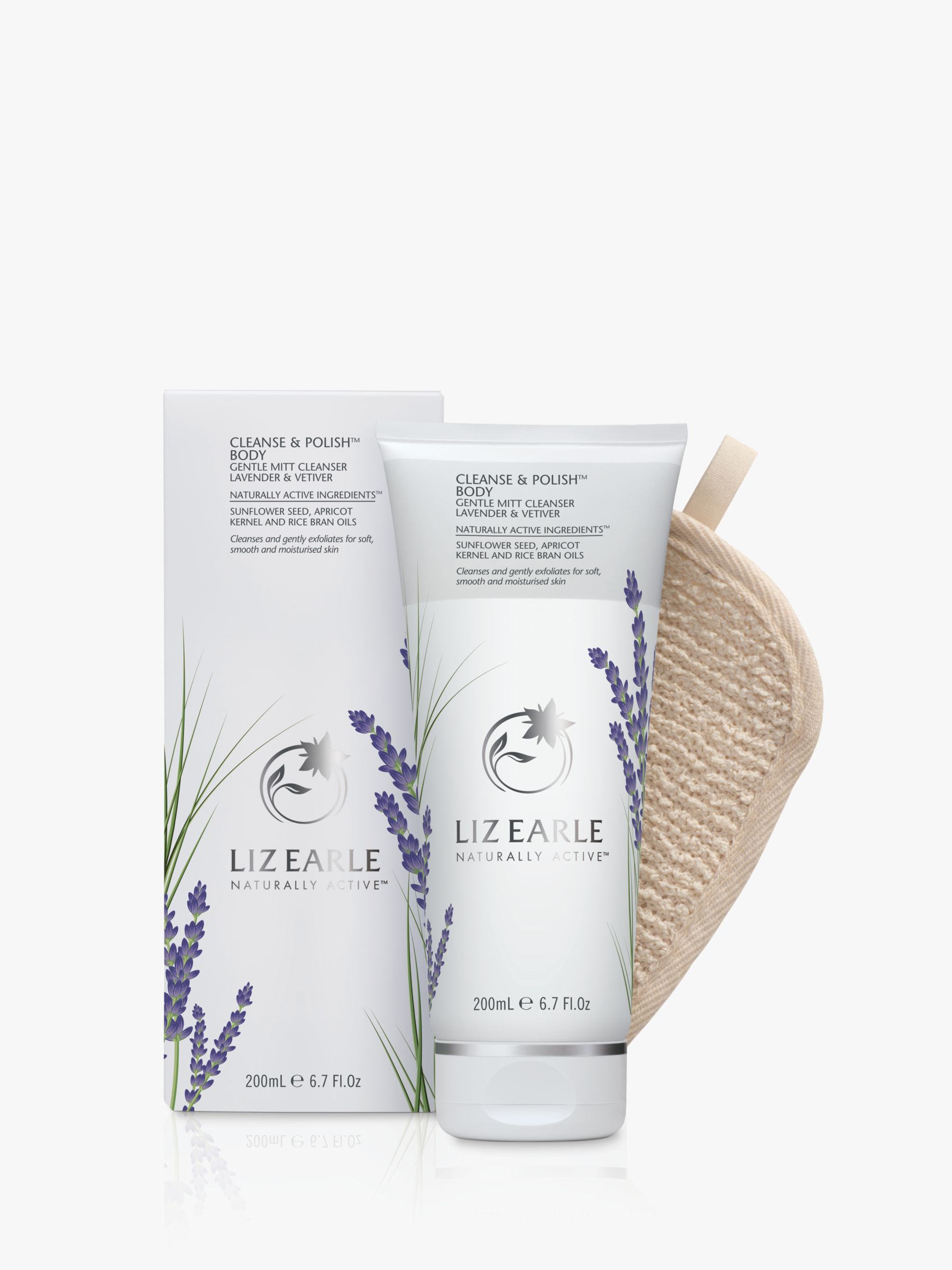 Liz Earle Cleanse And Polish™ Body Gentle Mitt Cleanser Lavender