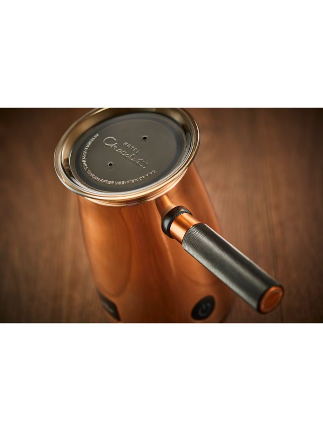 Dualit Hotel Chocolat Velvetiser Hot Chocolate Maker, Copper