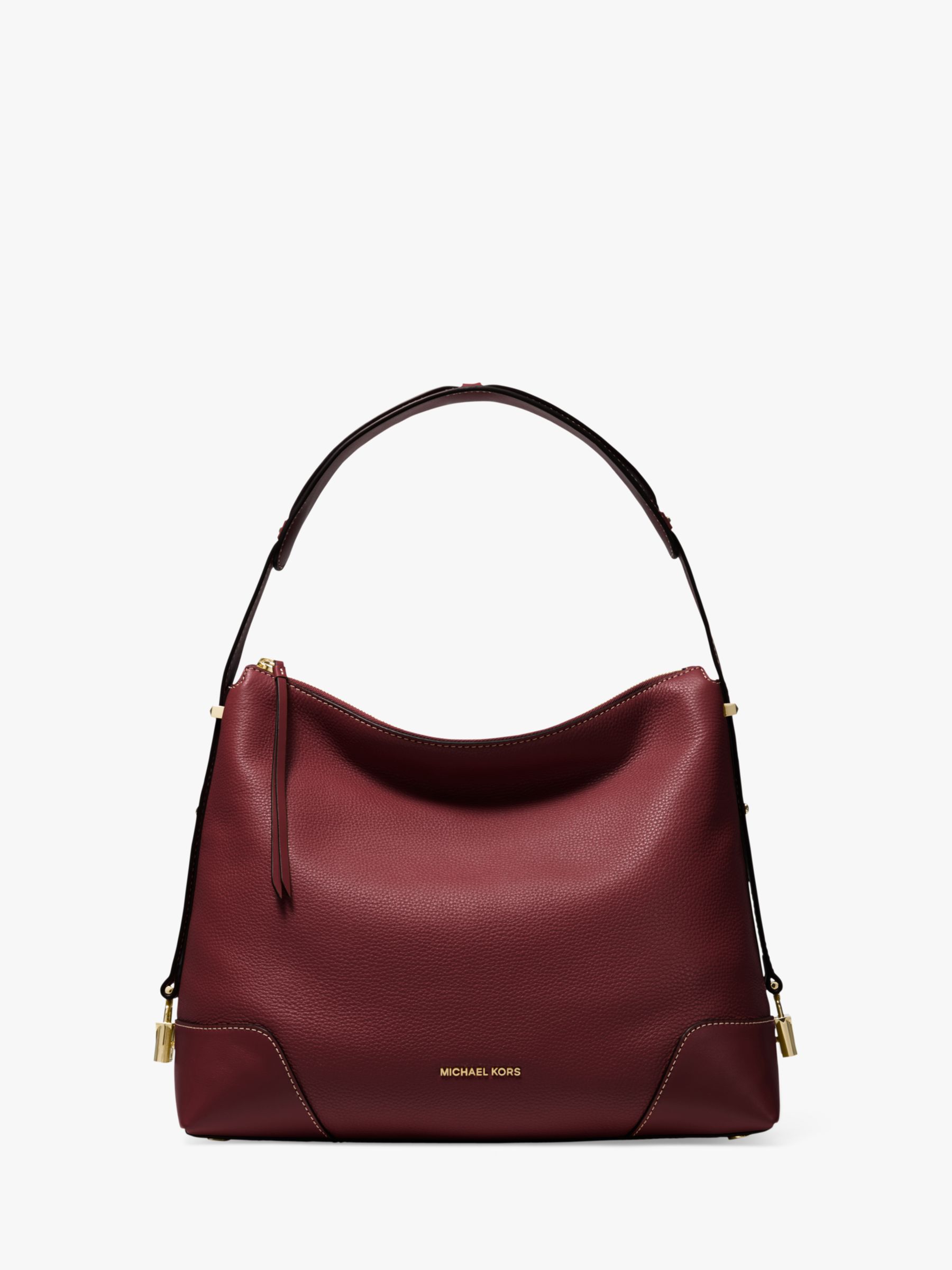 michael kors crosby signature shoulder bag