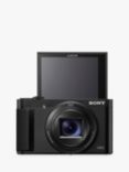 Sony Cyber-shot DSC-HX99 Camera, 4K Ultra HD, 18.2MP, 28x Optical Zoom, Wi-Fi, Bluetooth, NFC, OLED EVF, 3" Tilting Touch Screen