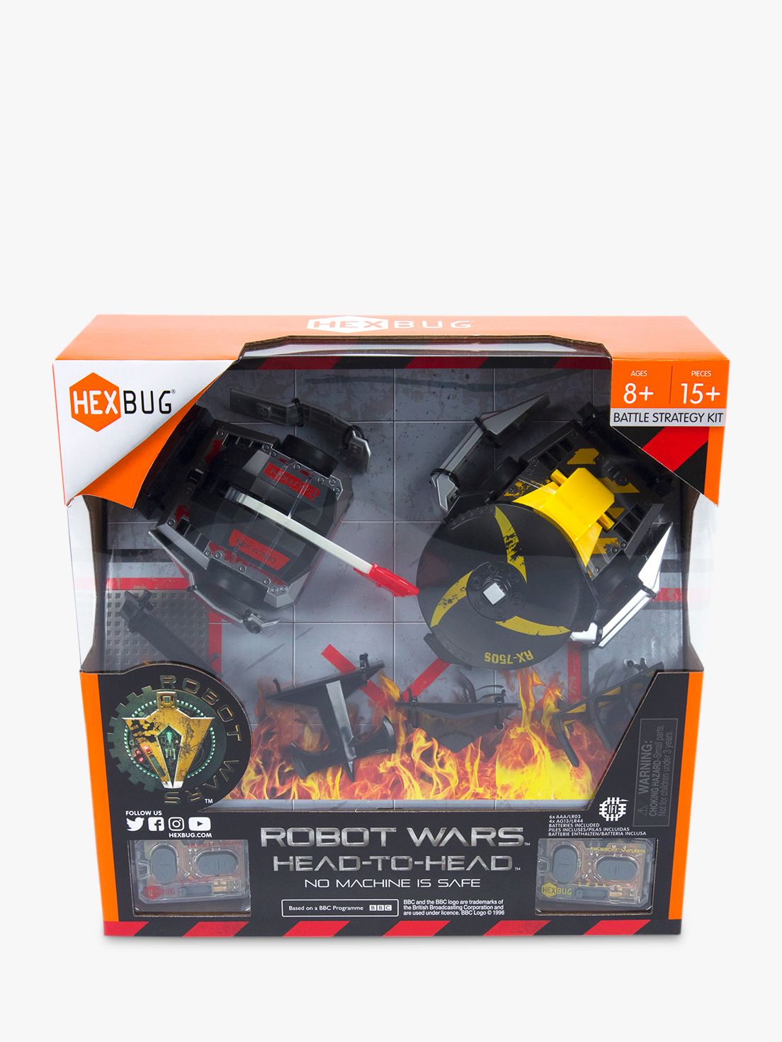 HEXBUG 419 – 6141 Robot Wars I/R Royal Pain Lucha Robot Multicolor 