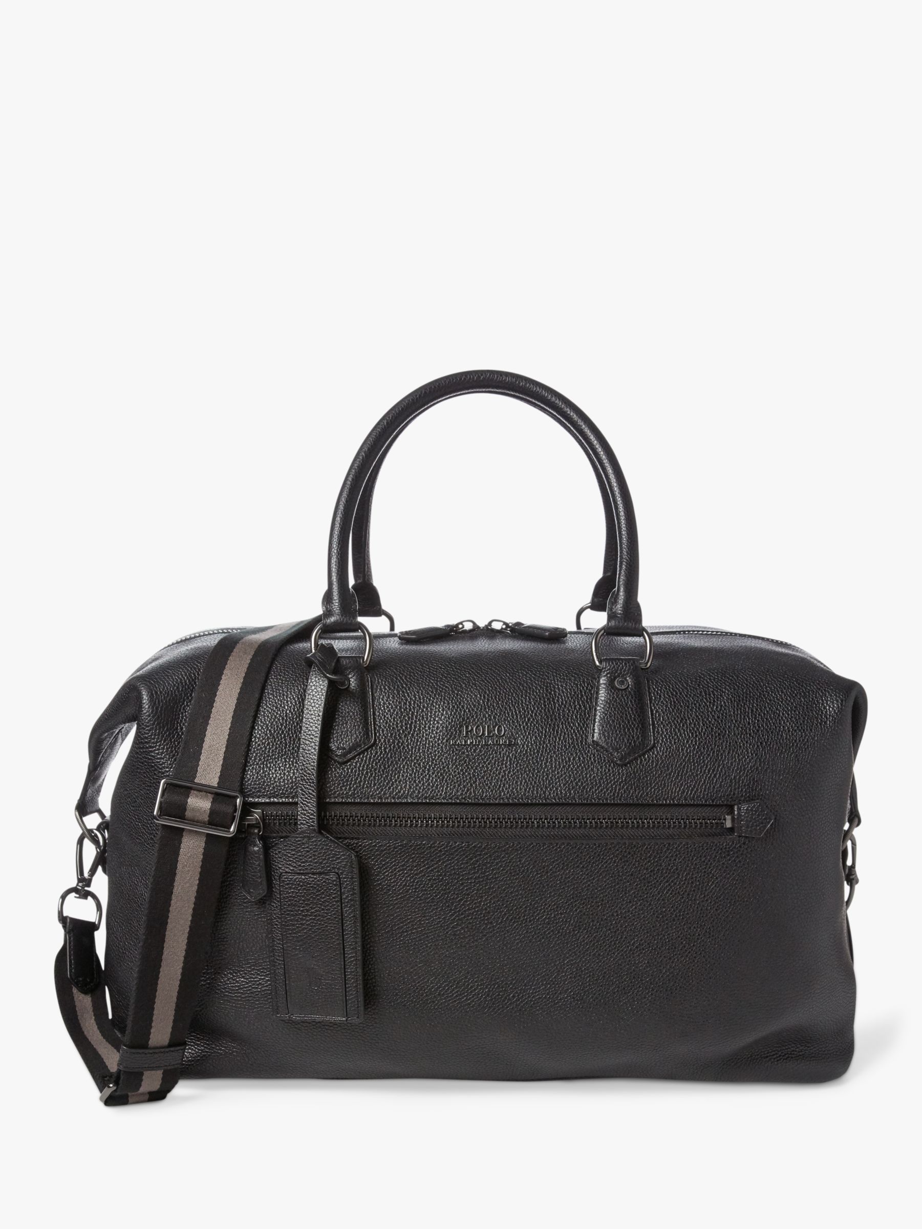 Polo Ralph Lauren Pebble Leather Duffle Bag at John Lewis & Partners