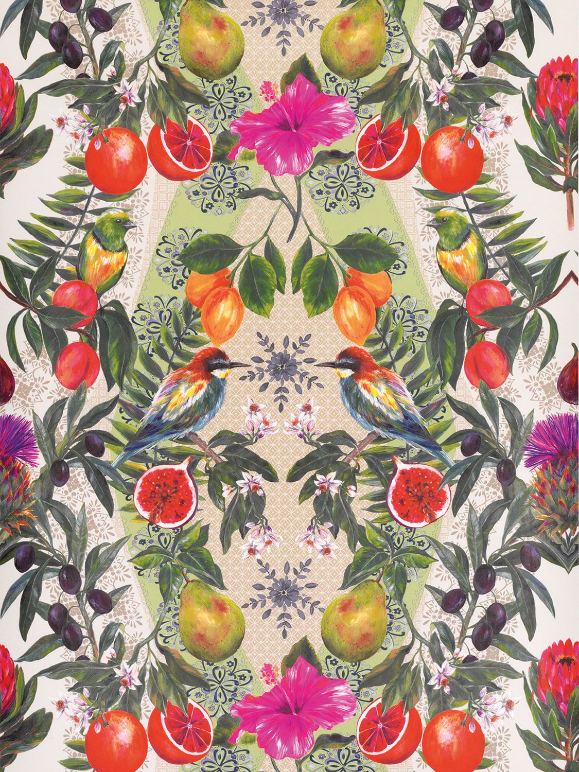 Matthew Williamson Talavera Wallpaper at John Lewis & Partners