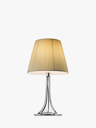 Flos Miss K Table Lamp, Pleated Shade, Natural