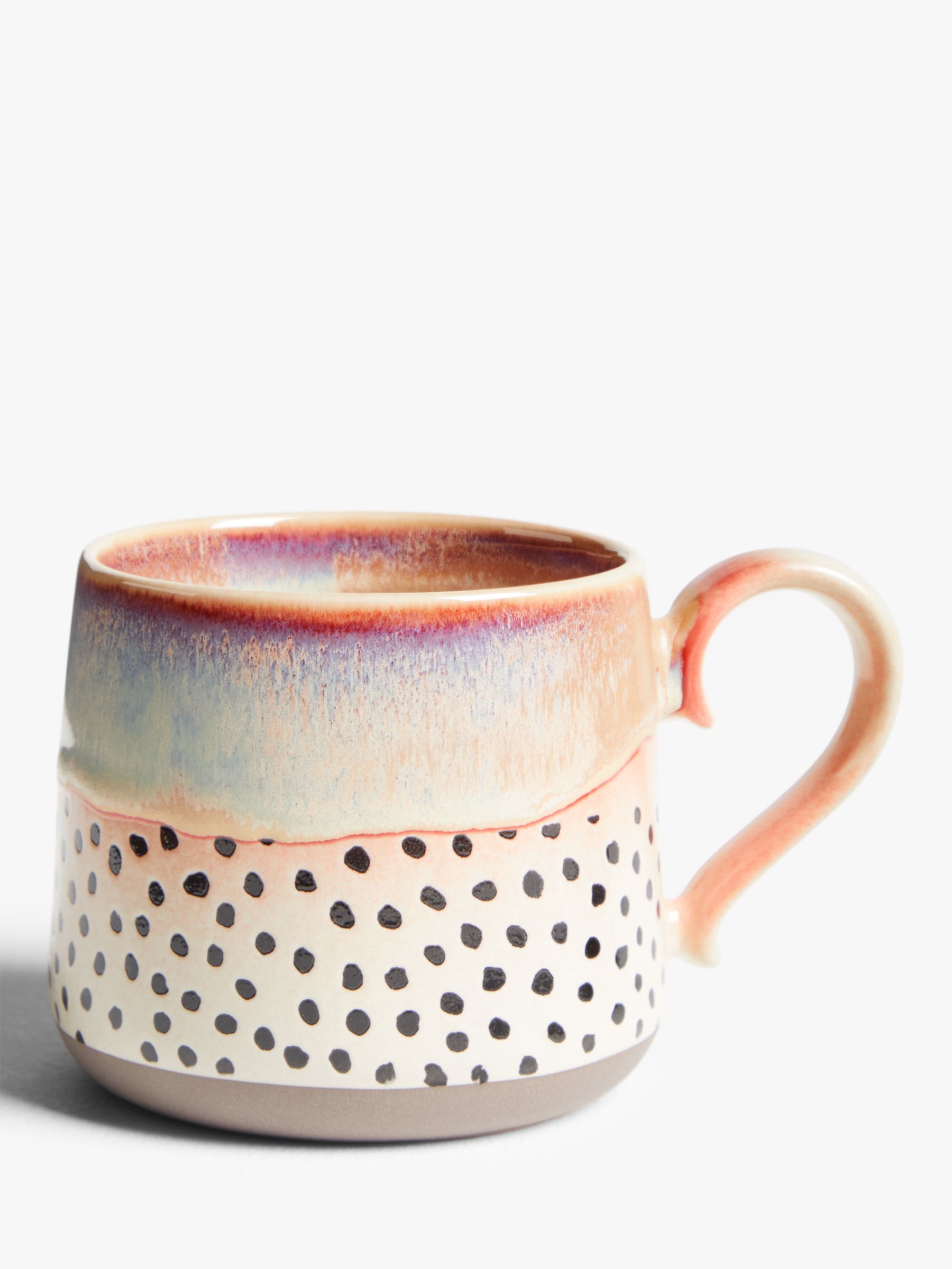 John Lewis & Partners Reactive Glaze Small Mug, 375ml, Sunset