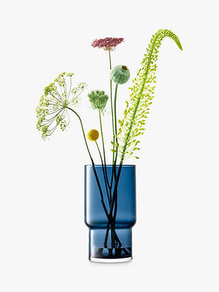LSA International Utility Vase, H30cm, Sapphire