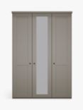 John Lewis Marlow 150cm Mirrored Hinged Wardrobe