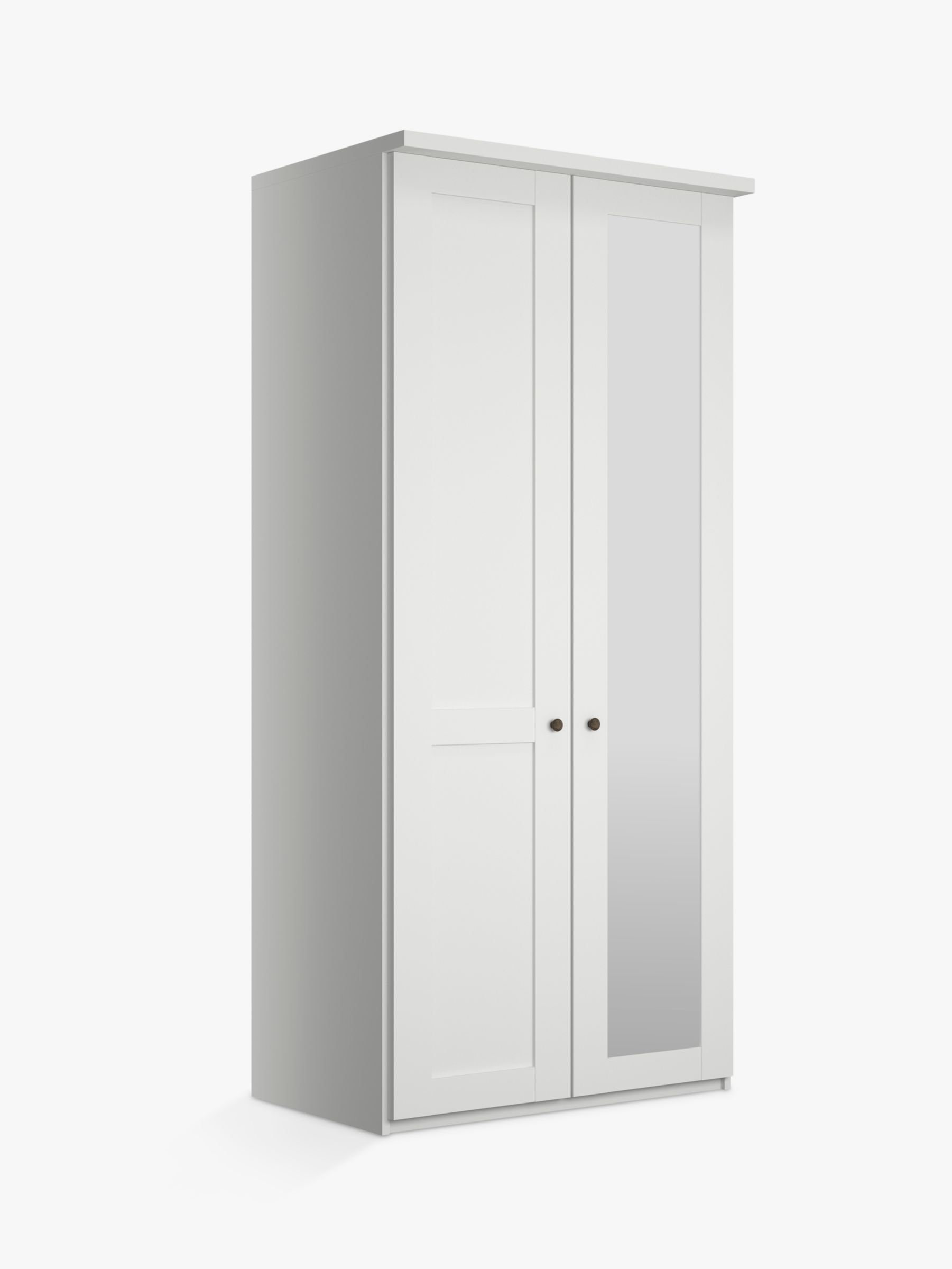 Photo of John lewis marlow 100cm hinged wardrobe with right mirror