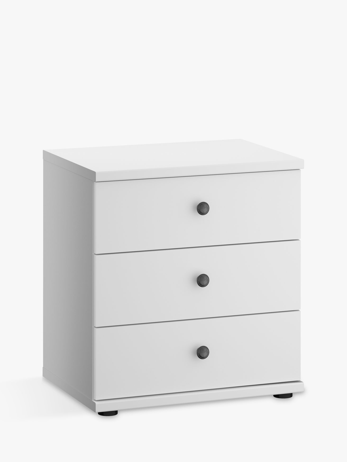 Photo of John lewis marlow 3 drawer bedside table 50cm