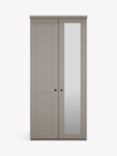 John Lewis Marlow 100cm Hinged Wardrobe with Right Mirror