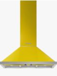 Smeg Portofino KPF9 90cm Chimney Cooker Hood, Yellow