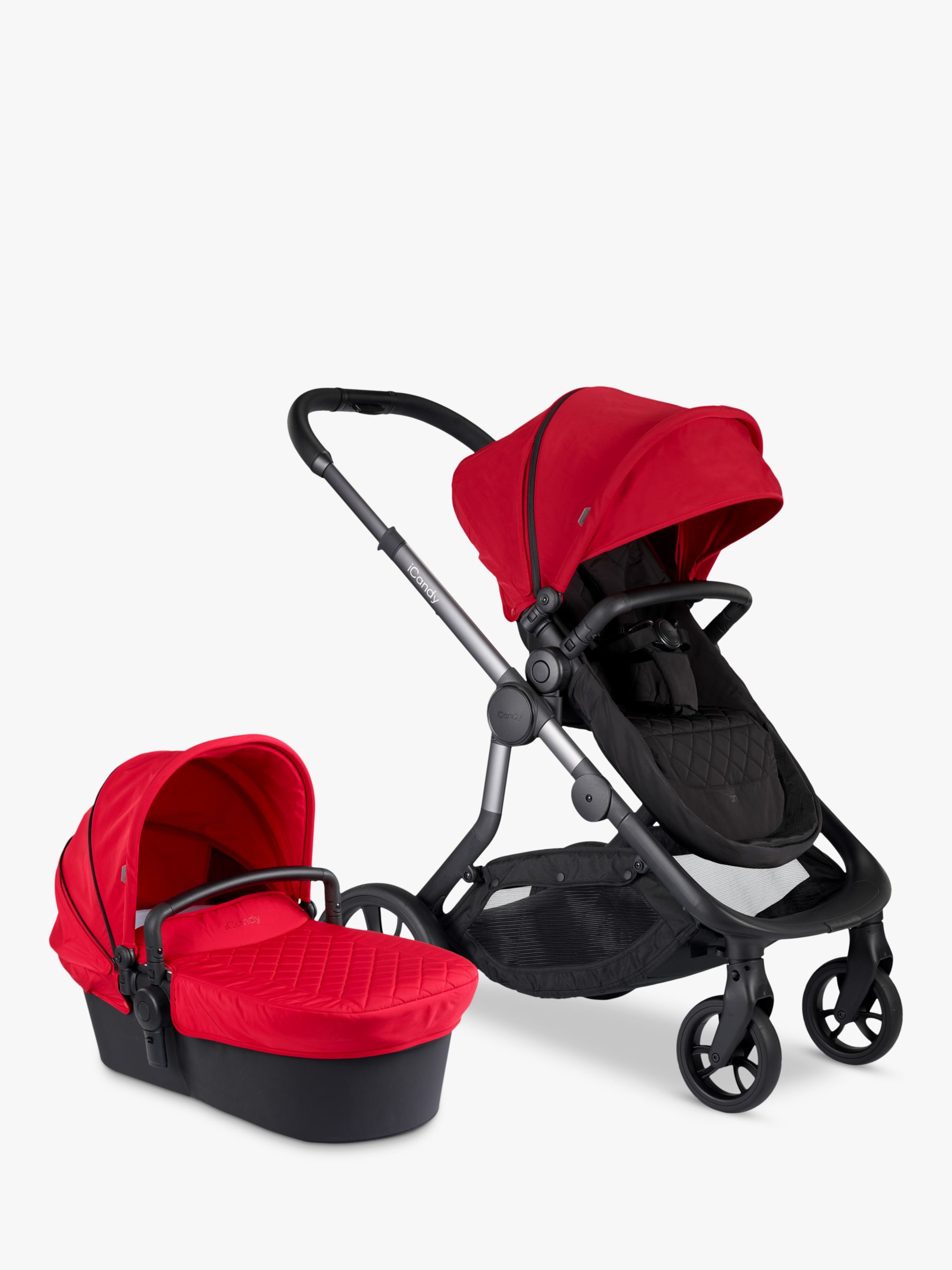 icandy orange pushchair and carrycot
