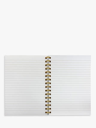 John Lewis Rainbow Stripe A5 Notebook