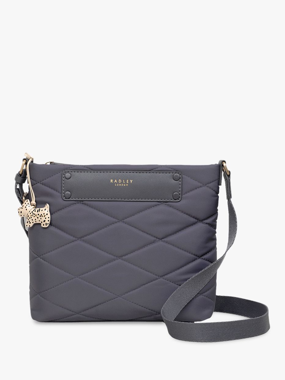 radley black quilted bag