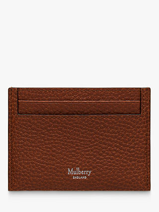 Mulberry Grain Veg Tanned Leather Credit Card Slip