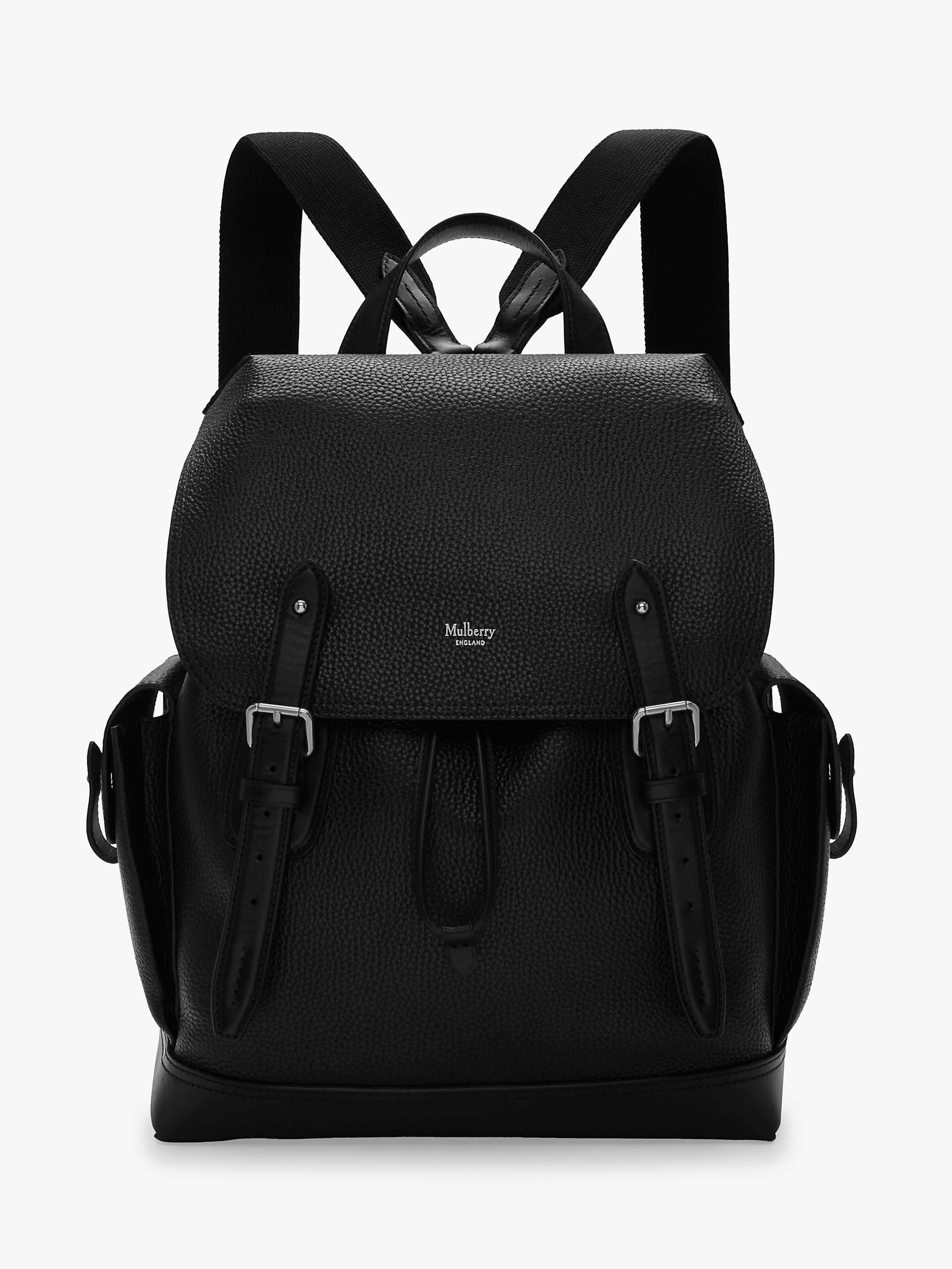 Buy Mulberry Heritage Grain Veg Tanned Leather Backpack Online at johnlewis.com