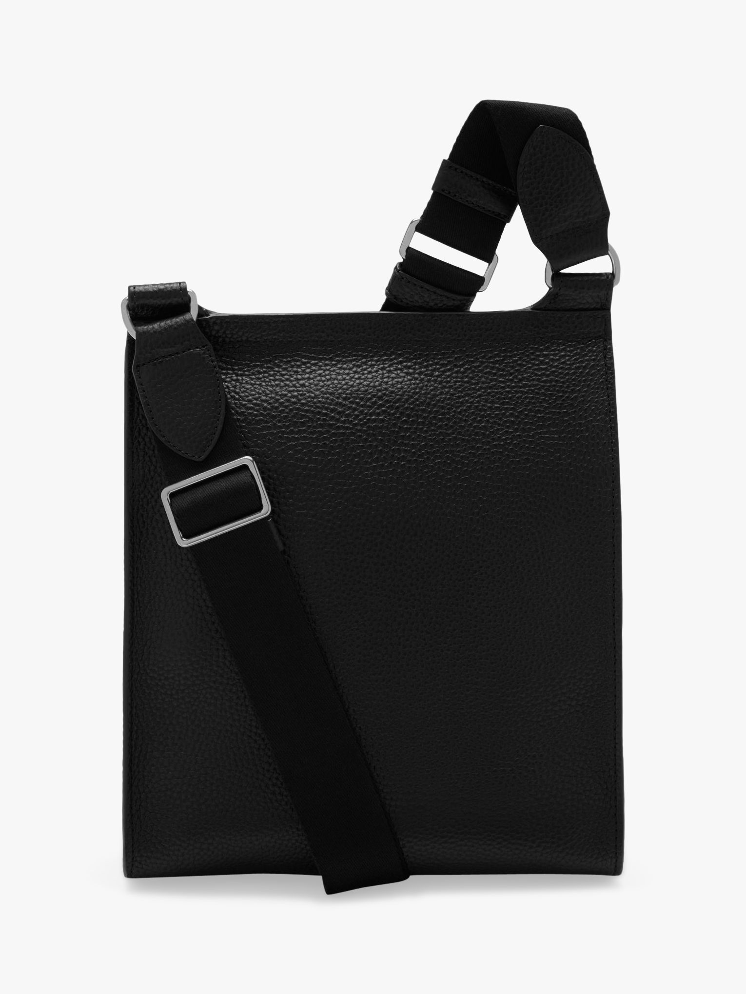 Mulberry Small Antony Grain Veg Tanned Leather Cross Body Bag, Black at ...