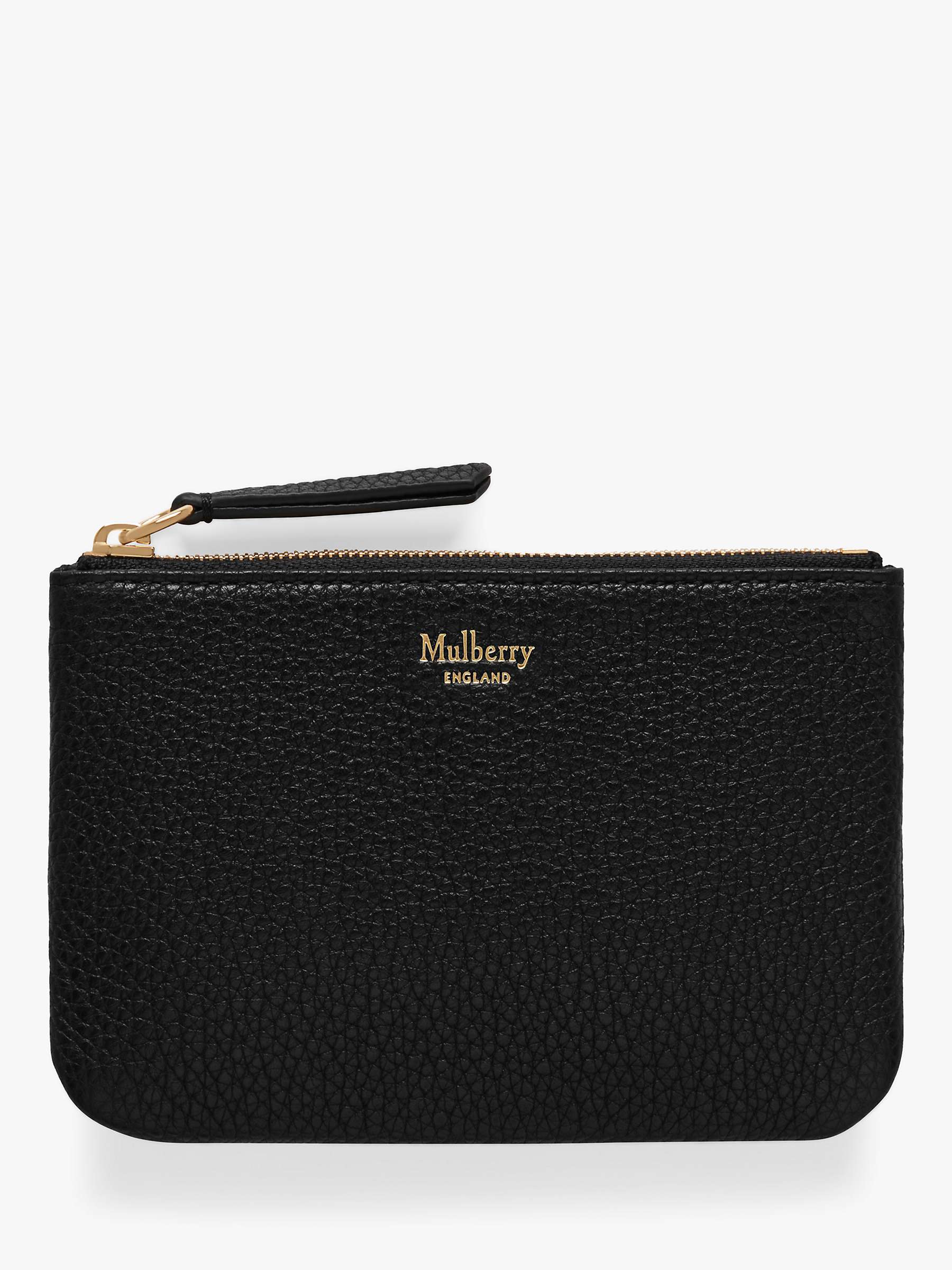 Buy Mulberry Small Classic Grain Leather Zip Coin Pouch Online at johnlewis.com