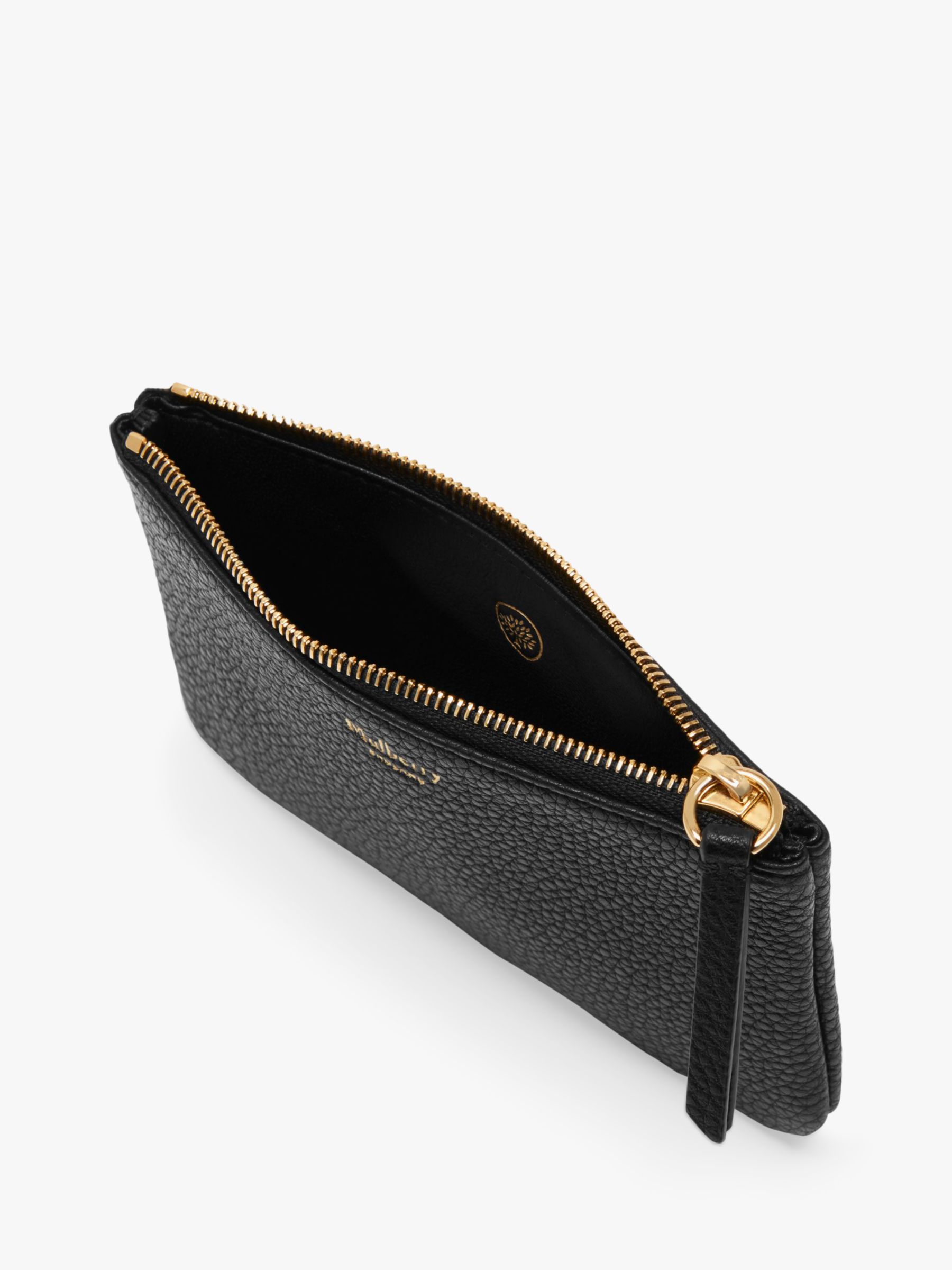 Buy Mulberry Small Classic Grain Leather Zip Coin Pouch Online at johnlewis.com