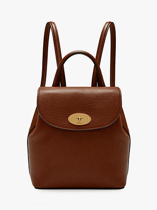 Mulberry Mini Bayswater Grain Veg Tanned Leather Backpack