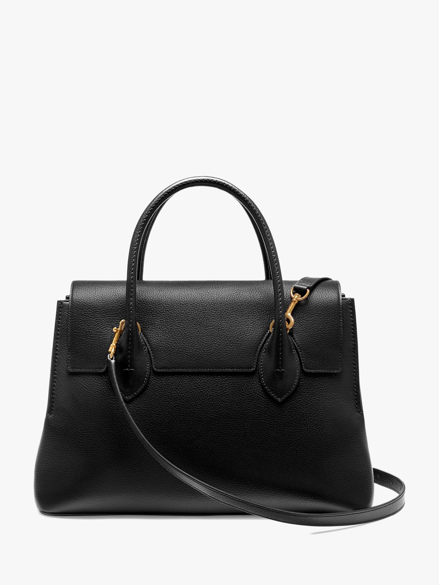 Mulberry Seaton Classic Grain Leather Handbag, Black
