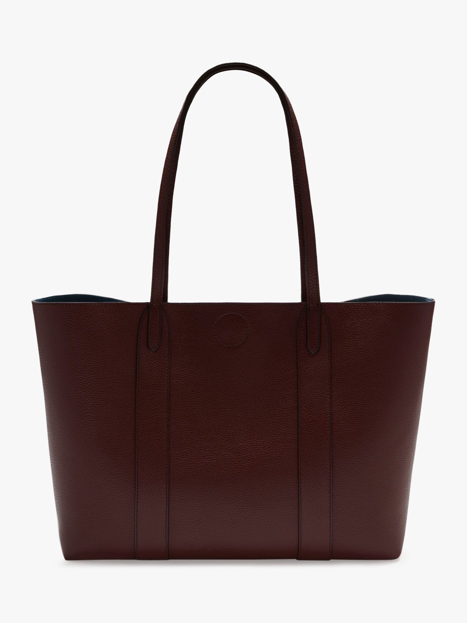 Mulberry Bayswater Small Classic Grain Leather Tote Bag at John Lewis ...