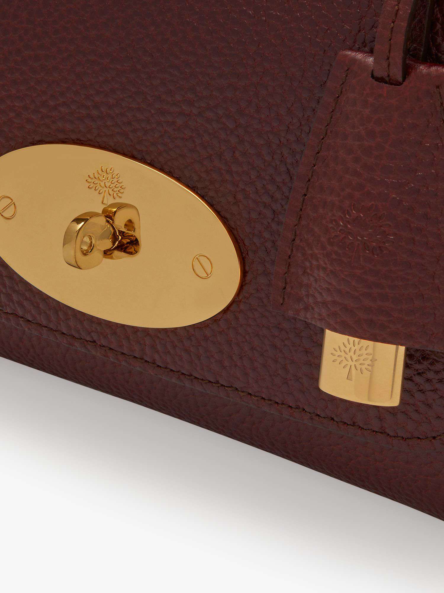 Buy Mulberry Medium Lily Grain Veg Tanned Leather Shoulder Bag Online at johnlewis.com