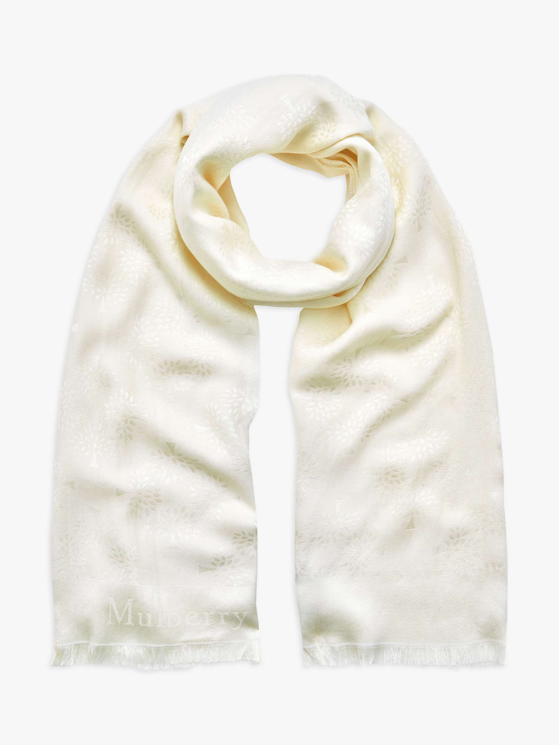 Buy Mulberry Tree Silk Cotton Scarf Online at johnlewis.com