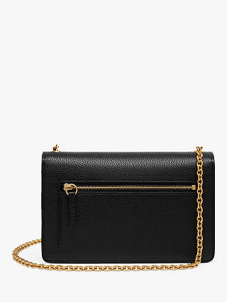 Mulberry Small Darley Small Classic Grain Leather Clutch Bag, Black