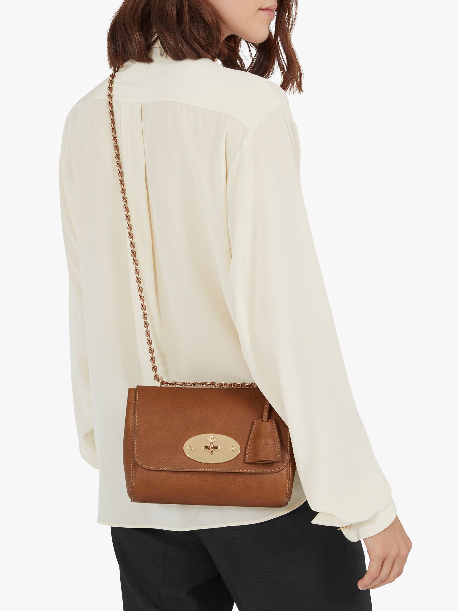 mulberry tan lily bag