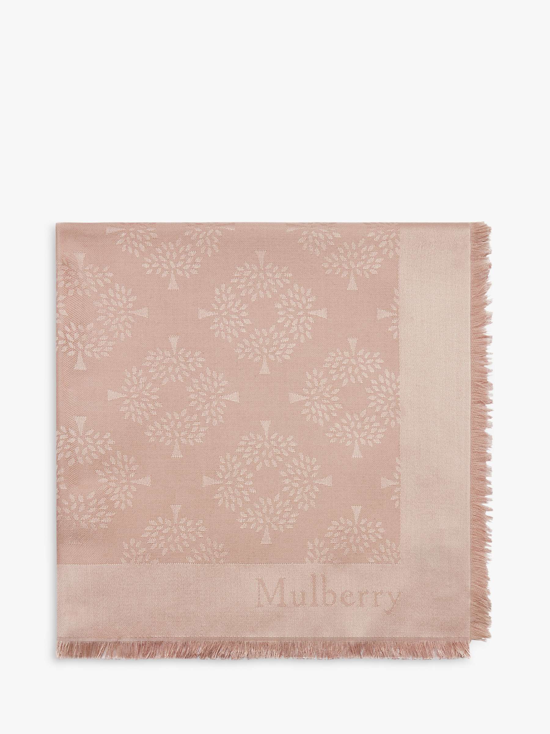 Buy Mulberry Tree Silk Cotton Square Scarf Online at johnlewis.com