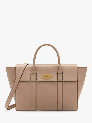 Mulberry Bayswater with Strap Small Classic Grain Leather Bag