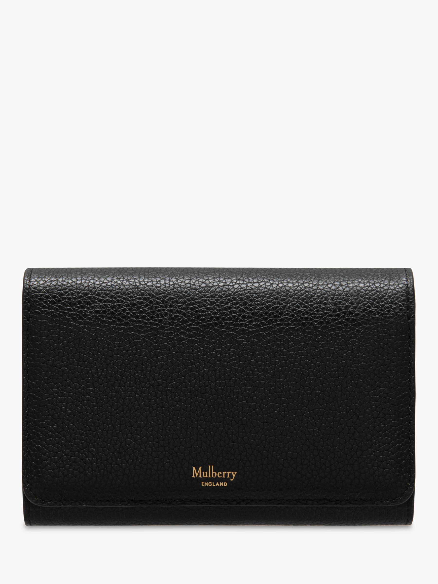 Buy Mulberry Continental Small Classic Grain Leather Medium French Purse Online at johnlewis.com