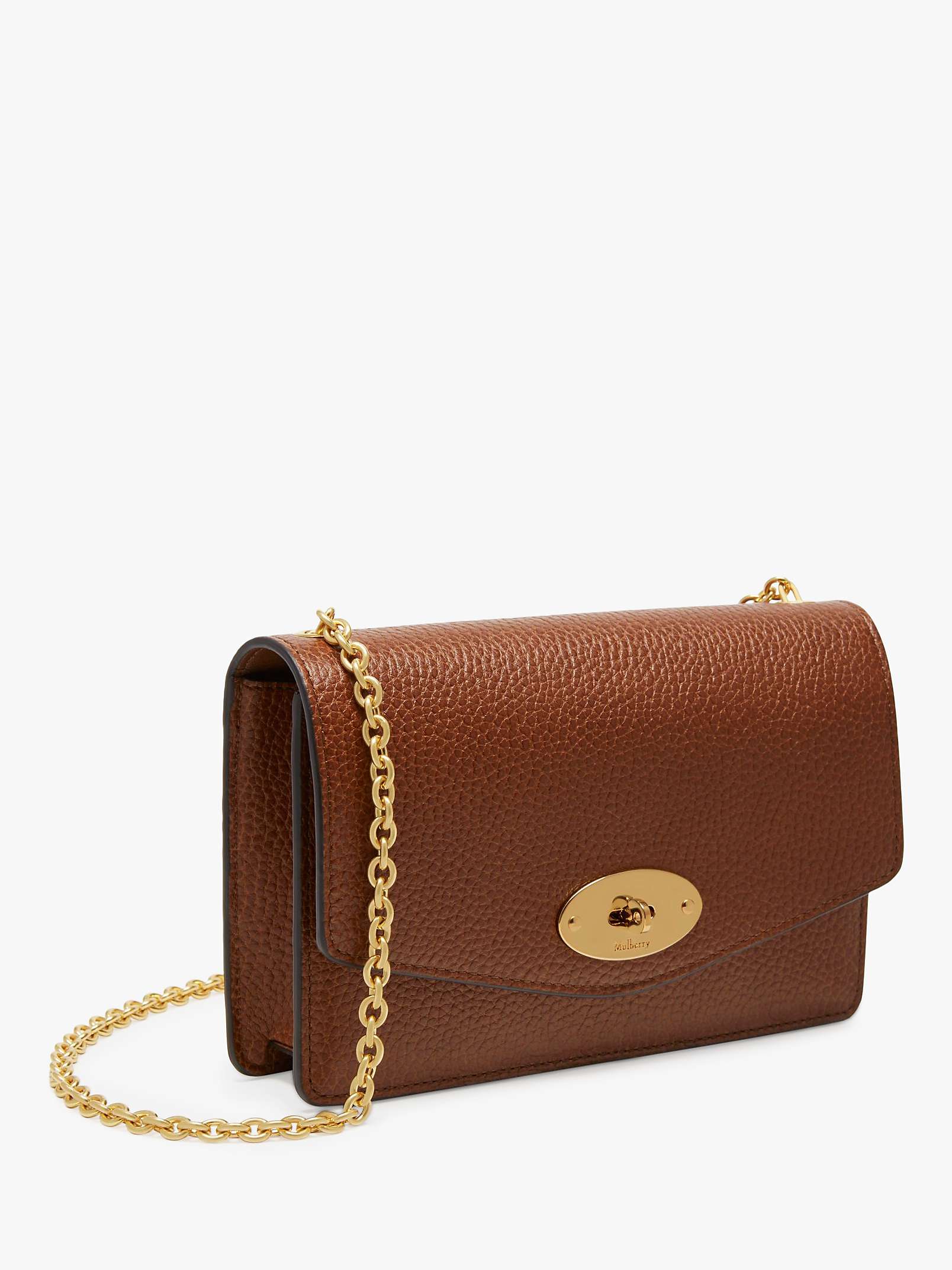Buy Mulberry Small Darley Grain Veg Tanned Leather Cross Body Bag Online at johnlewis.com
