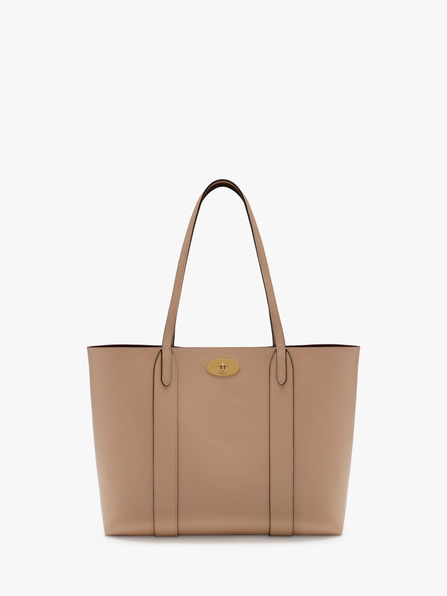 Mulberry Bayswater Small Classic Grain Leather Tote Bag at John Lewis & Partners
