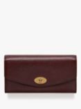 Mulberry Darley Grain Veg Tanned Leather Wallet, Oxblood