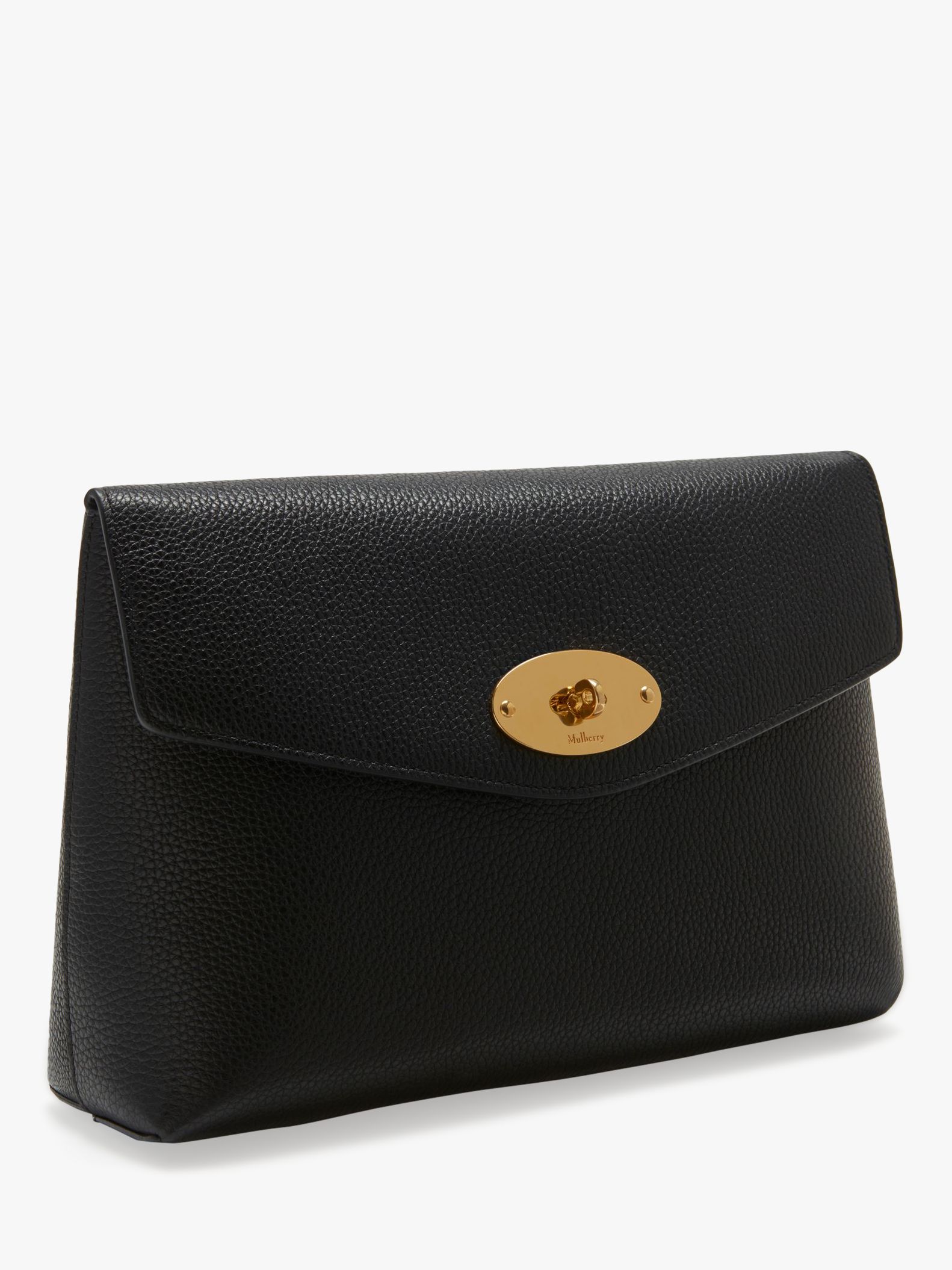 Mulberry Darley Classic Grain Leather Large Cosmetic Pouch at John ...