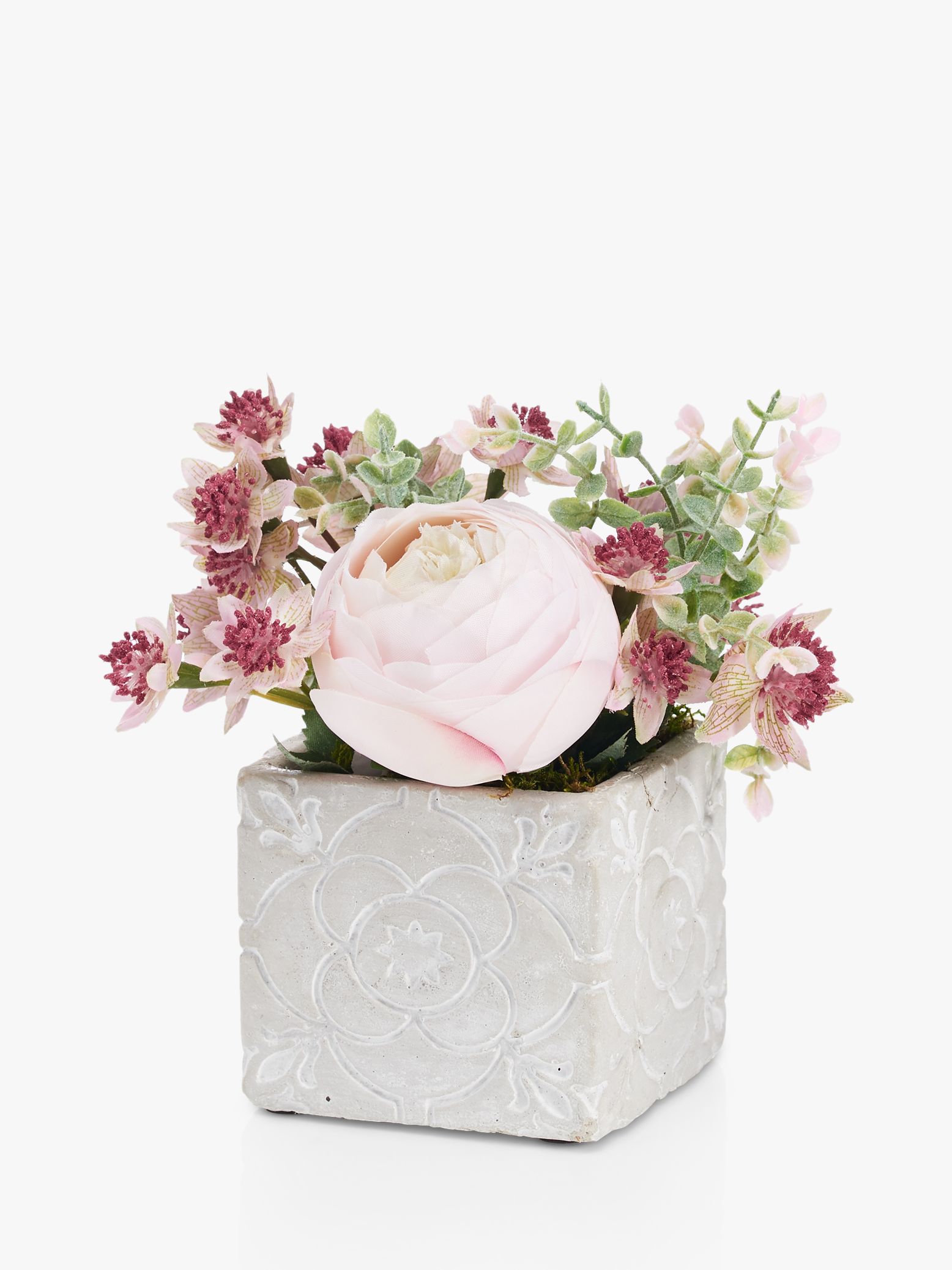 Peony Artificial Ranunculus and Astrantia Cube review